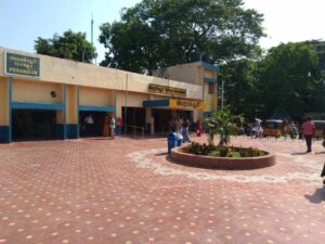 Perambur railway station entrance
