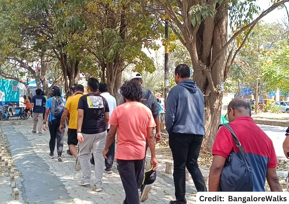 paved footpath but not continuous