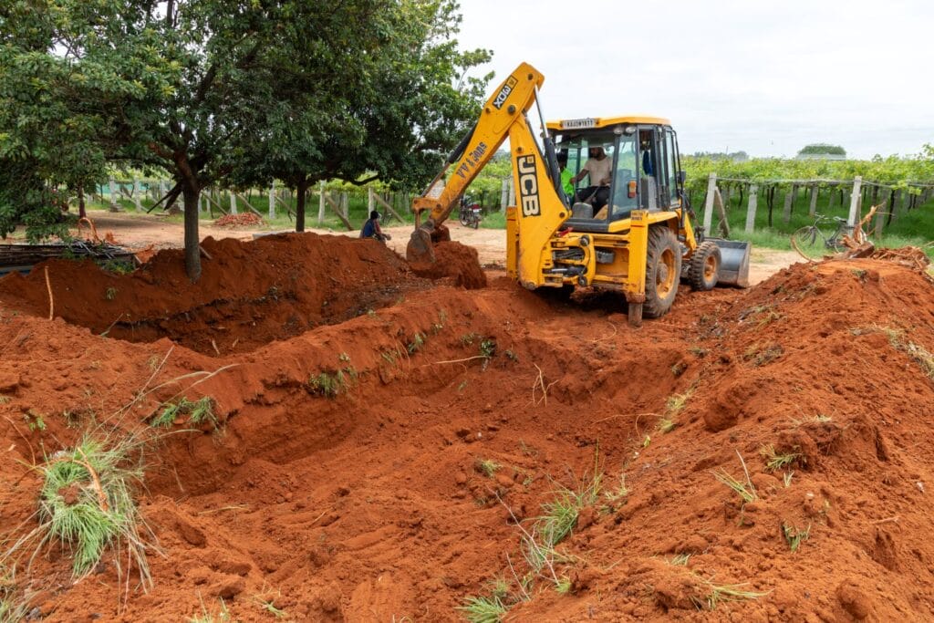 pit excavation at Kadadibbur 