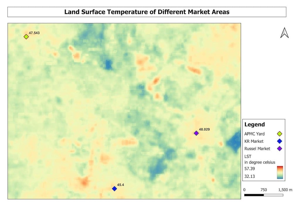 Heat map of Bengaluru