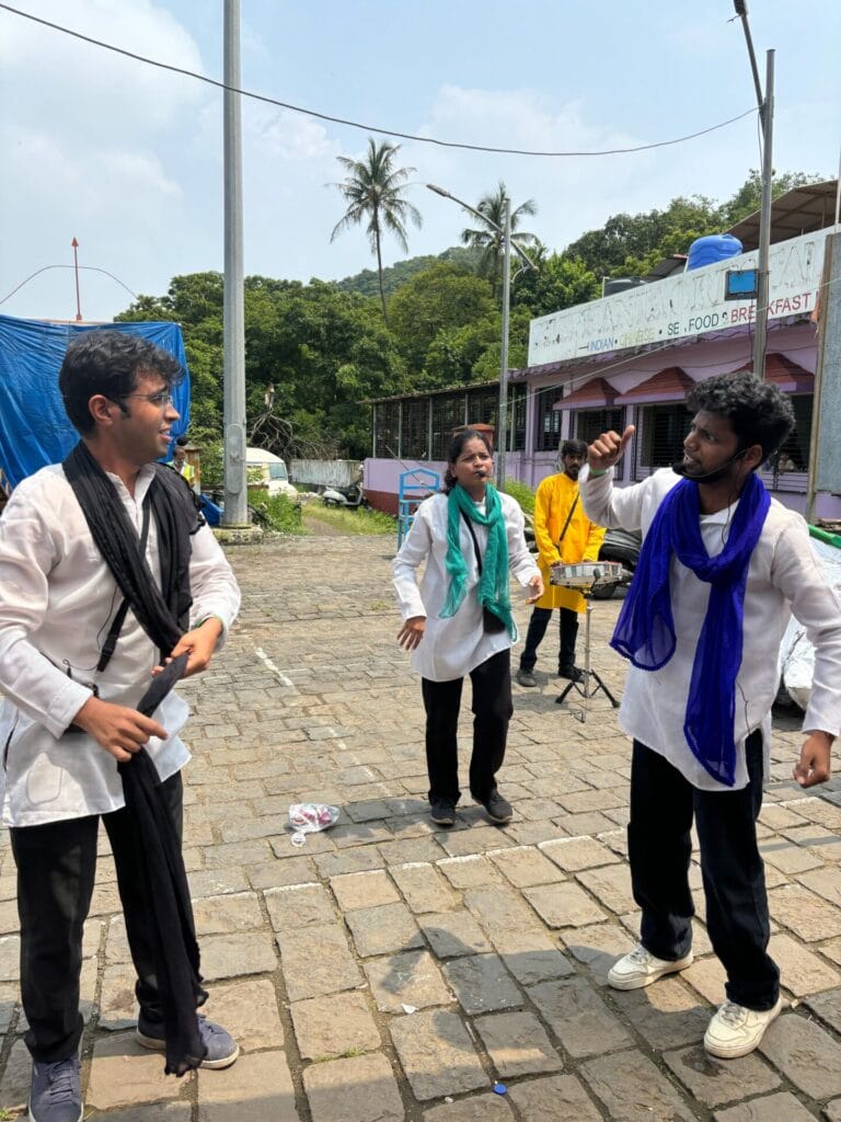Street play at Gharapuri Island