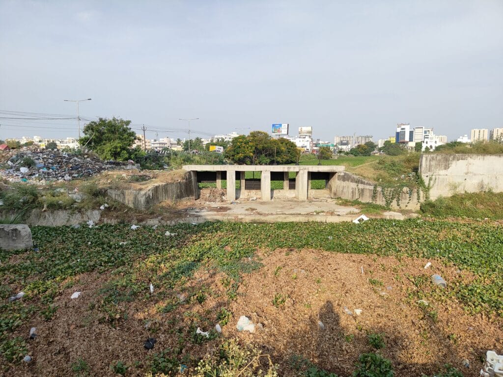Shutters installed in Narayanapuram Lake
