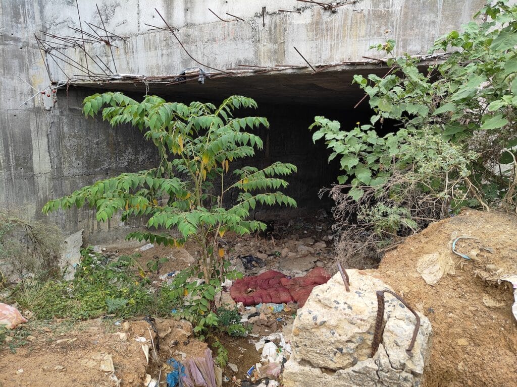 Canals glogged with garbage