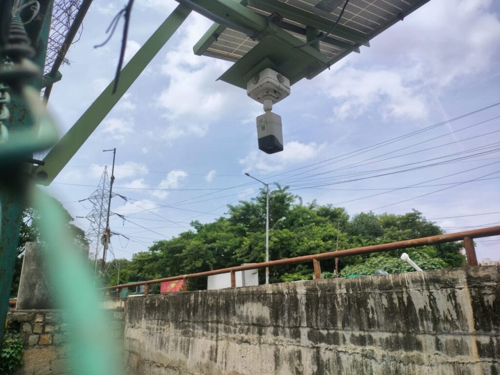 IP camera above SWD