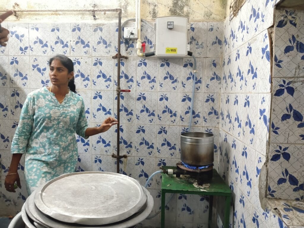 Dedicated burner for biogas