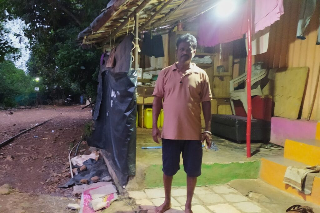 Krishna Dodekar at his home