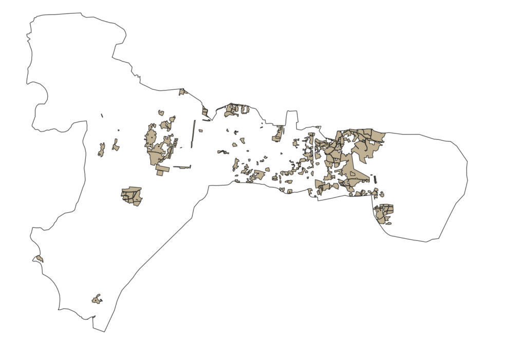 Slum area map in Pnorth