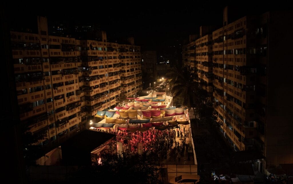 ground in govandi where festival is held