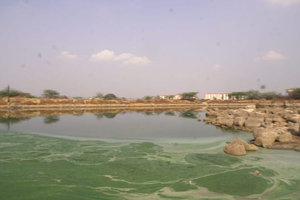 fly ash pond in Jawahar Nagar WTE, Hyderabad
