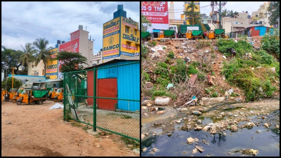 garbage trucks and garbage