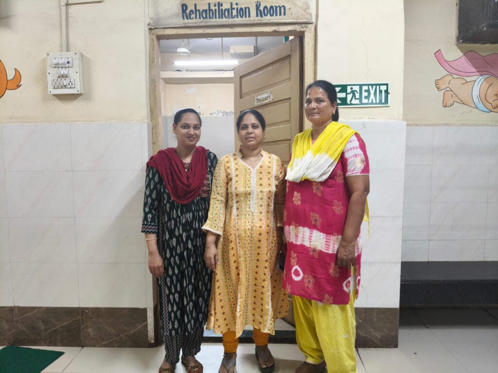 Social workers in Dharavi