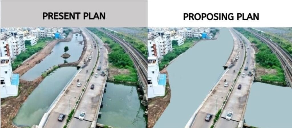proposed plan for avoiding floods in Velachery