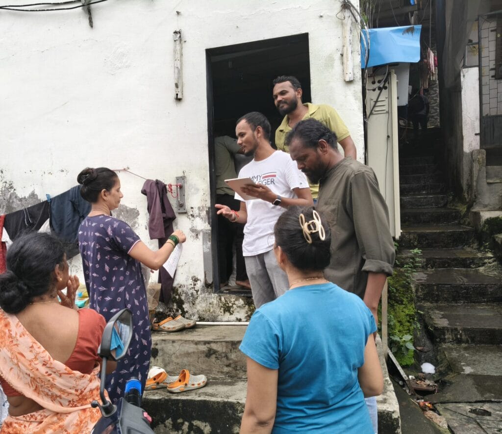 Green Communities Foundation with residebts of Bhim Nagar