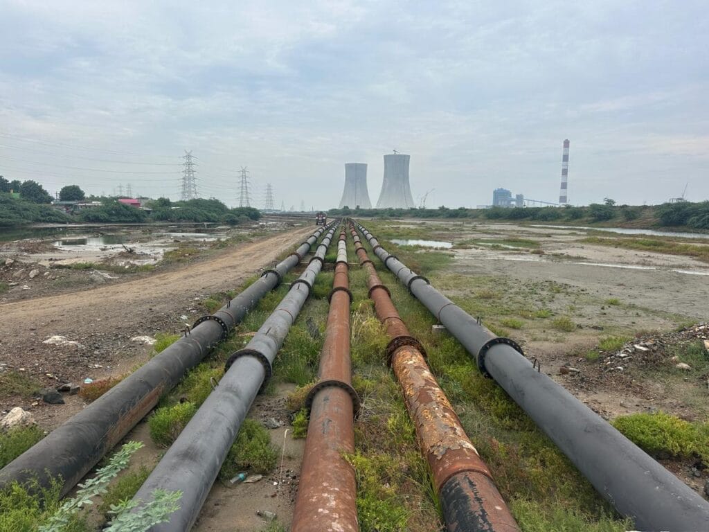 ash pipelines in Ennore