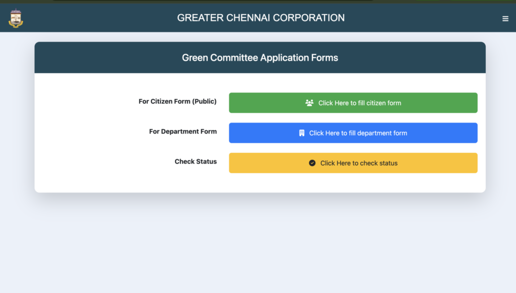 GCC tree felling portal