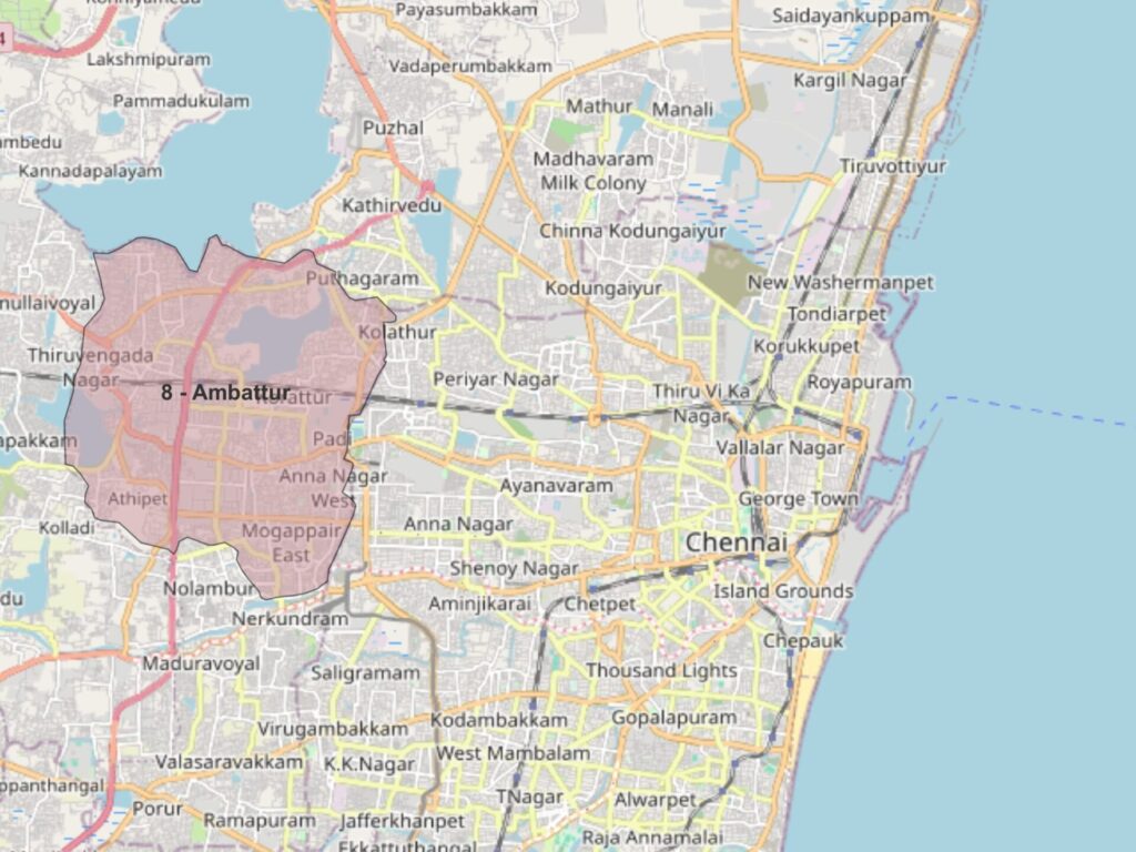 Ambattur map