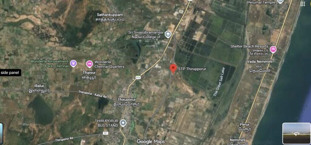 Thiruporur Sewage Treatment Plant