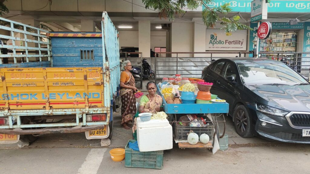 t nagar flower sellers