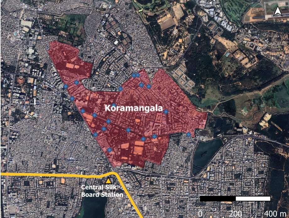 Map of Koramangala