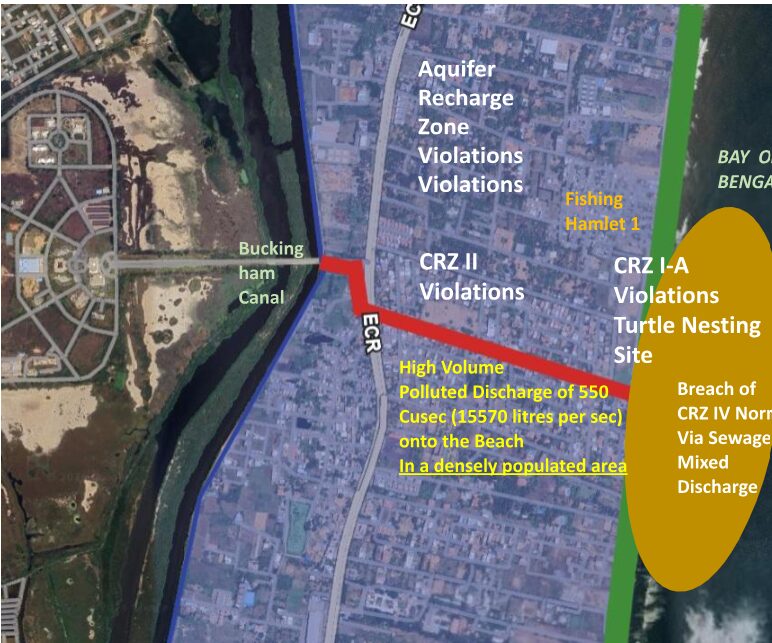 Chennai_cut&cover_Uthandi_crz_map