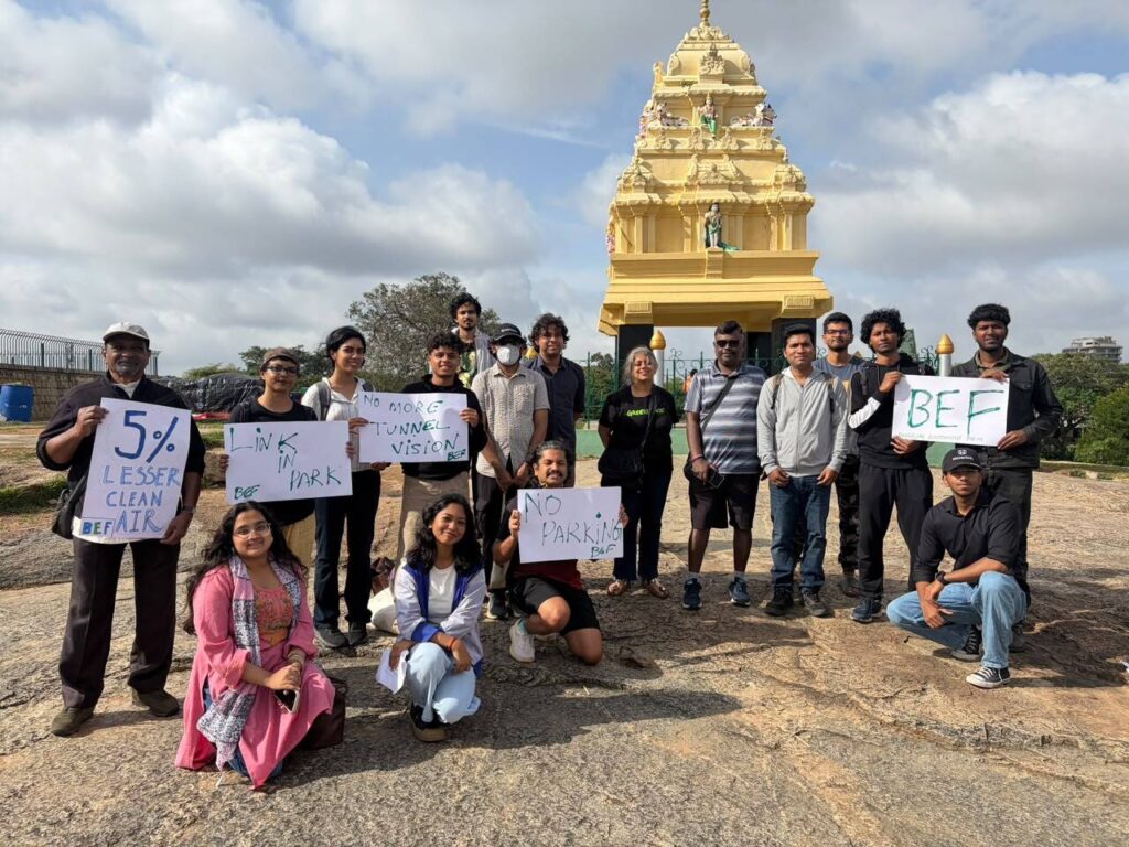 parks protest Lalbagh